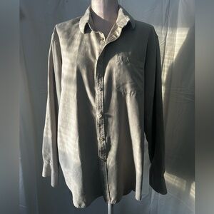 Van Heusen Men's Beige Button-Down Shirt